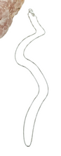 Load image into Gallery viewer, Box Chain, Sterling Silver, 48cm, 19 inches, Shiny Silver Chain, Hang Pendants, Stacker Chain, Silver Necklace, Male / Female Chain