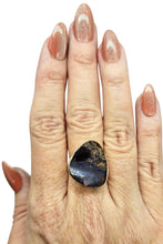 Load image into Gallery viewer, Australian Solid Boulder Opal Ring, Size 7, Sterling Silver, October Birthstone, Precious Stone