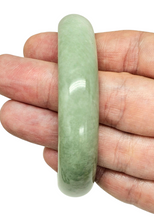 Load image into Gallery viewer, Canadian Jade Bangle, 60mm Diameter, Green Jade, Protection Gem, Lucky Gemstone, Good Fortune Stone, Good Luck Talisman - GemzAustralia 