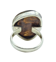 Load image into Gallery viewer, Australian Solid Boulder Opal Ring, Size 7, Sterling Silver, October Birthstone, Precious Stone