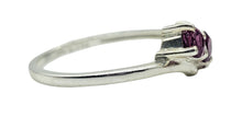 Load image into Gallery viewer, Rhodolite Garnet Ring, Size 8, Sterling Silver, Pink Gemstones, Rose Stone, Guardian Angel Gem