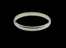 Load image into Gallery viewer, Smooth Sterling Silver Band Ring, Stacking Ring, Wedding Band, Unisex Design - GemzAustralia 