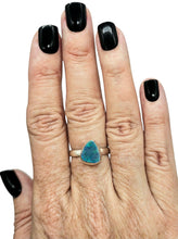 Load image into Gallery viewer, Australian Opal Ring, Size 8.5, October Birthstone, Sterling Silver, Good Luck Stone, Hope Gem, Aura Gemstone, Psychic Stone
