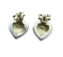 Load image into Gallery viewer, Lemon Quartz Studs, 6.4 carats, Pear Shaped, Sterling Silver, Bezel Set, Joy Gemstone, Confidence Stone, High Vibrational Stone - GemzAustralia 