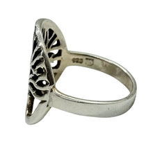 Load image into Gallery viewer, Tree of Life Ring, Size 6.75, Sterling Silver, Represents Personal Growth, Uniqueness, Strength &amp; Beauty, Knowledge, Wisdom