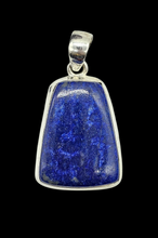 Load image into Gallery viewer, Lapis Lazuli Pendant, Royal Blue Gemstone,  Sterling Silver, Protection Stone, Truth Stone, Relationships &amp; Love Stone