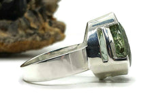 Load image into Gallery viewer, Green Amethyst Ring, size 8.75, sterling silver, Prasiolite ring, NEW - GemzAustralia 