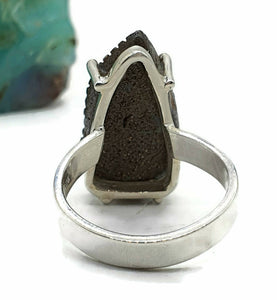 Boulder Opal Ring, Size 6.5, Carved Opal, Solid Opal, Australian Opal, Sterling Silver - GemzAustralia 