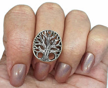 Load image into Gallery viewer, Tree of Life Ring, Size 5.75, Sterling Silver, Represents personal growth - GemzAustralia 