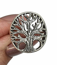 Load image into Gallery viewer, Tree of Life Ring, Size 5.75, Sterling Silver, Represents personal growth - GemzAustralia 