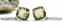 Load image into Gallery viewer, Citrine Earrings, Sterling Silver, 26 carats, November Birthstone - GemzAustralia 