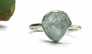 Rough Gemstone Ring, Sterling Silver, Raw Gemstone, Natural Gemstone - GemzAustralia 