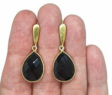 Load image into Gallery viewer, Gorgeous Gemstone Earrings, Pear Shaped, Sterling Silver, Gold Plated - GemzAustralia 