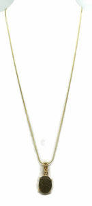 Gold Snake Chain, 61 cm, 24 inches, Sterling Silver, 14K gold Electroplated, - GemzAustralia 