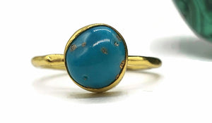 Raw Gemstone Ring, Sterling Silver, 14K gold Electroplated Rough Gemstone - GemzAustralia 