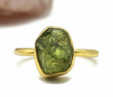 Load image into Gallery viewer, Rough Gemstone Ring, Sterling Silver, 14K gold Electroplated, Raw Gemstone - GemzAustralia 