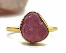Load image into Gallery viewer, Rough Gemstone Ring, Sterling Silver, 14K gold Electroplated, Raw Gemstone - GemzAustralia 