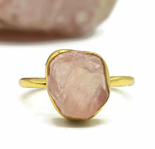 Load image into Gallery viewer, Rough Gemstone Ring, Sterling Silver, 14K gold Electroplated, Raw Gemstone - GemzAustralia 