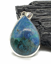 Load image into Gallery viewer, Shattuckite Pendant, Sterling Silver, mix of Azurite, Chrysocolla &amp; Malachite Gemstones - GemzAustralia 