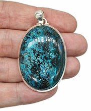 Load image into Gallery viewer, Shattuckite Pendant, Sterling Silver, mix of Azurite, Chrysocolla &amp; Malachite - GemzAustralia 