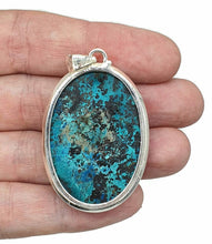 Load image into Gallery viewer, Shattuckite Pendant, Sterling Silver, mix of Azurite, Chrysocolla &amp; Malachite - GemzAustralia 