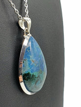 Load image into Gallery viewer, Shattuckite Pendant, Sterling Silver, mix of Azurite, Chrysocolla &amp; Malachite Gemstones - GemzAustralia 