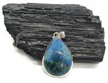 Load image into Gallery viewer, Shattuckite Pendant, Sterling Silver, mix of Azurite, Chrysocolla &amp; Malachite Gemstones - GemzAustralia 