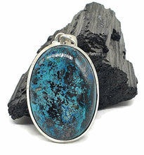 Load image into Gallery viewer, Shattuckite Pendant, Sterling Silver, mix of Azurite, Chrysocolla &amp; Malachite - GemzAustralia 