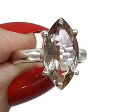 Load image into Gallery viewer, Ametrine Ring, Size 9, Sterling Silver, Marquise Faceted - GemzAustralia 