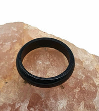 Load image into Gallery viewer, Canadian Jade Ring, Size 8.75, Black Jade, British Columbia Nephrite Jade - GemzAustralia 