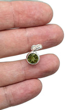 Load image into Gallery viewer, Peridot Pendant, Sterling Silver, August Birthstone, Rectangle, Round or Pear Shaped - GemzAustralia 