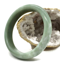 Load image into Gallery viewer, Solid Jade Bangle, Green Nephrite Jade, Protection Gem, Lucky Gem - GemzAustralia 