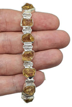 Load image into Gallery viewer, Raw Citrine Bracelet, Sterling Silver, Rough Citrine, November Birthstone - GemzAustralia 