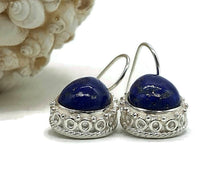 Load image into Gallery viewer, Lapis Lazuli Earrings, Sterling Silver, Pear Shaped, Protection Stone - GemzAustralia 