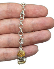 Load image into Gallery viewer, Raw Citrine Bracelet, Sterling Silver, Rough Citrine, November Birthstone - GemzAustralia 