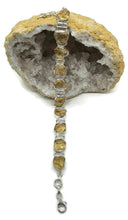 Load image into Gallery viewer, Raw Citrine Bracelet, Sterling Silver, Rough Citrine, November Birthstone - GemzAustralia 