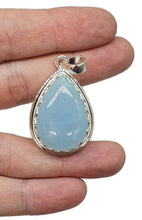 Load image into Gallery viewer, Aquamarine Pendant, Sterling Silver, March Birthstone - GemzAustralia 