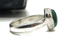 Load image into Gallery viewer, Malachite Heart Ring, Size 7, Sterling Silver, Green Gemstone - GemzAustralia 