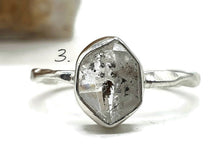 Load image into Gallery viewer, Raw Clear Quartz Ring, 4 Sizes, Sterling Silver, Psychic Stone, Soul Cleanser - GemzAustralia 