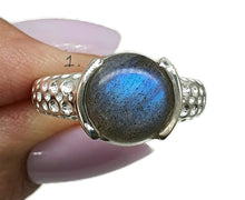 Load image into Gallery viewer, Labradorite, Amethyst, Garnet or Citrine Ring, Sterling Silver - GemzAustralia 