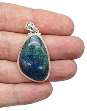 Load image into Gallery viewer, Shattuckite Pendant, Sterling Silver, mix of Azurite, Chrysocolla &amp; Malachite Gems - GemzAustralia 