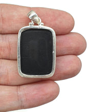 Load image into Gallery viewer, Rainbow Obsidian Pendant, Sterling Silver, Rectangle Shaped - GemzAustralia 