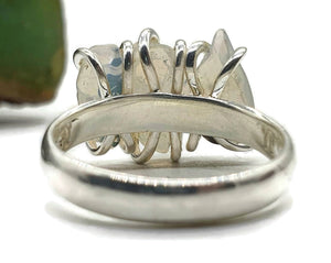 Rough Ethiopian Opal Ring, Size 6.75, Sterling Silver - GemzAustralia 