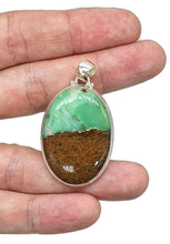 Load image into Gallery viewer, Australian Boulder Chrysoprase Pendant, Sterling Silver - GemzAustralia 