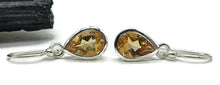 Load image into Gallery viewer, Citrine Earrings, Teardrop Shaped, Sterling Silver, 3 Carats - GemzAustralia 