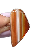 Load image into Gallery viewer, Botswana Agate Ring, Size 8.5, Sterling Silver - GemzAustralia 