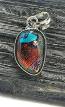 Load image into Gallery viewer, Dichroic Glass Pendant, Sterling Silver - GemzAustralia 