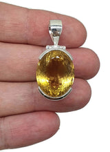 Load image into Gallery viewer, Citrine Pendant, Sterling Silver, 21 carats - GemzAustralia 