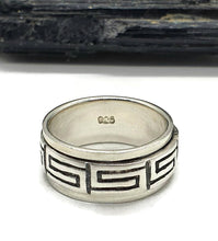 Load image into Gallery viewer, Spinner ring, Band Ring, Size 8.25, Sterling Silver - GemzAustralia 