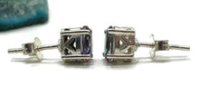 Load image into Gallery viewer, Mystic Topaz Stud Earrings, Sterling Silver - GemzAustralia 